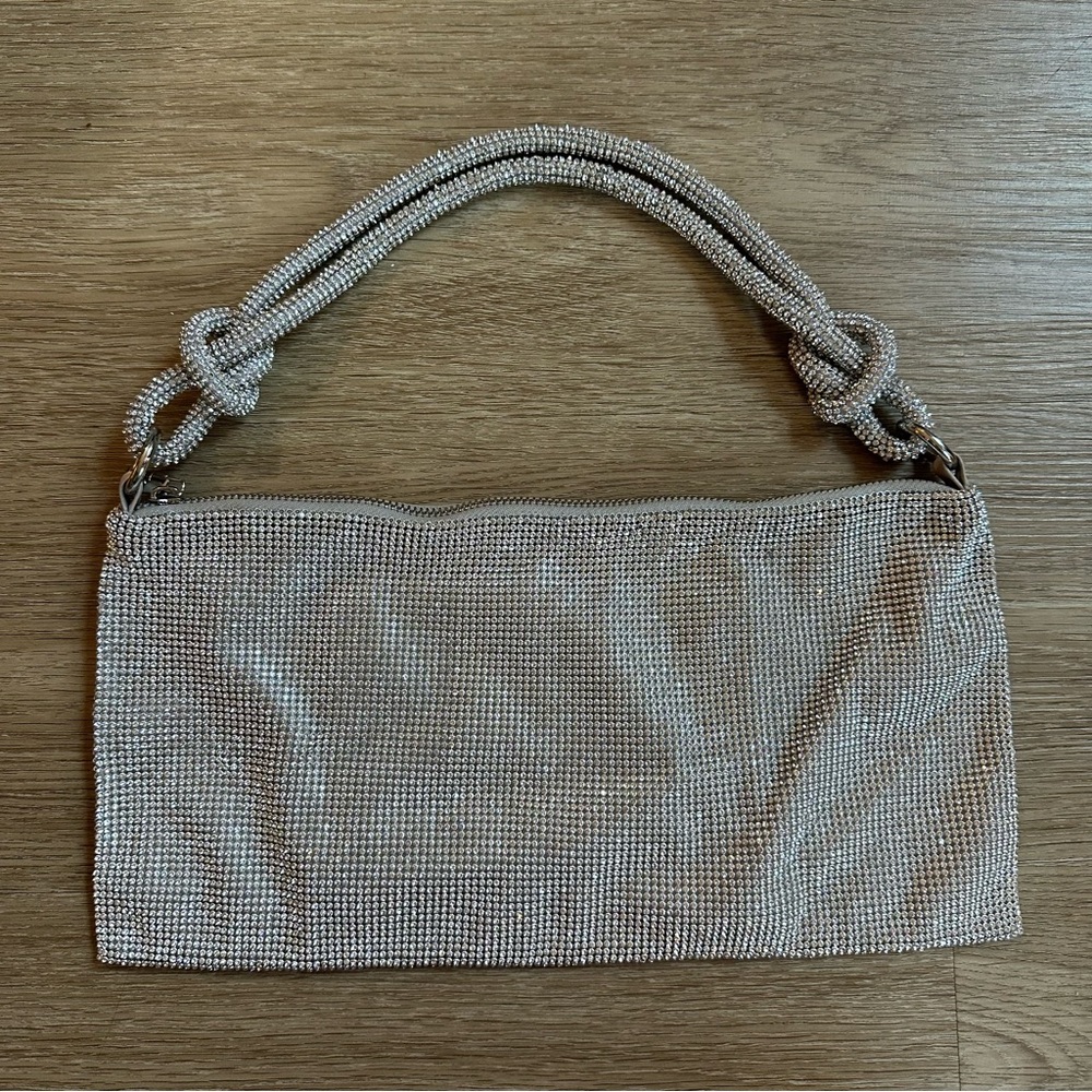Silver Rhinestone Handbag - Picture 6 of 9